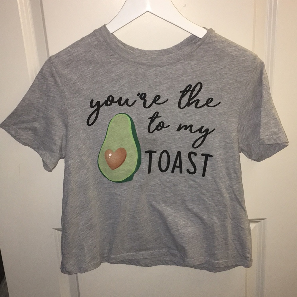 Gray avocado shirt